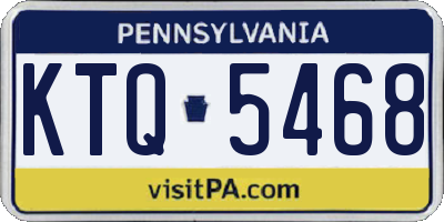 PA license plate KTQ5468