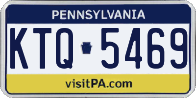 PA license plate KTQ5469