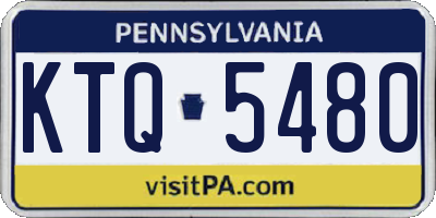 PA license plate KTQ5480