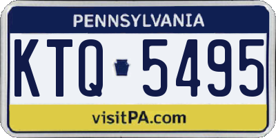 PA license plate KTQ5495