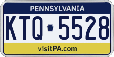 PA license plate KTQ5528