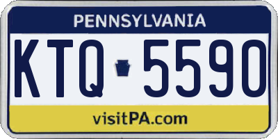 PA license plate KTQ5590