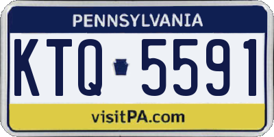 PA license plate KTQ5591