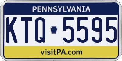 PA license plate KTQ5595