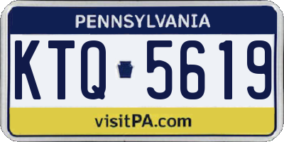 PA license plate KTQ5619