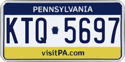 PA license plate KTQ5697