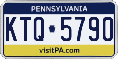 PA license plate KTQ5790