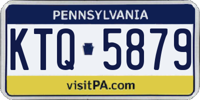 PA license plate KTQ5879