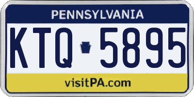 PA license plate KTQ5895