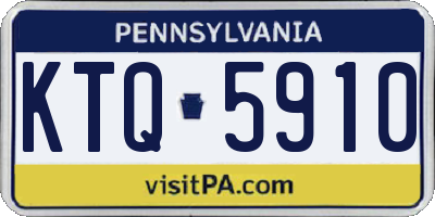 PA license plate KTQ5910