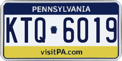 PA license plate KTQ6019