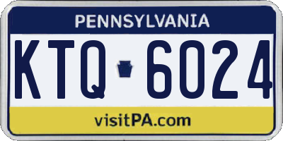 PA license plate KTQ6024