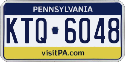 PA license plate KTQ6048