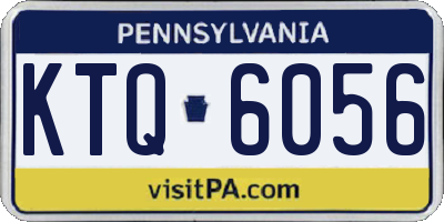 PA license plate KTQ6056