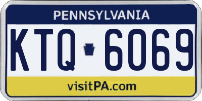 PA license plate KTQ6069
