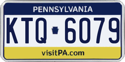 PA license plate KTQ6079