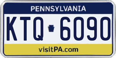 PA license plate KTQ6090