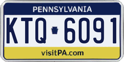 PA license plate KTQ6091