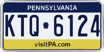 PA license plate KTQ6124