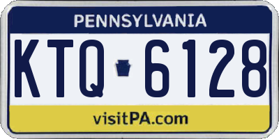 PA license plate KTQ6128