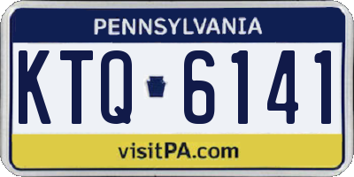 PA license plate KTQ6141