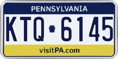 PA license plate KTQ6145