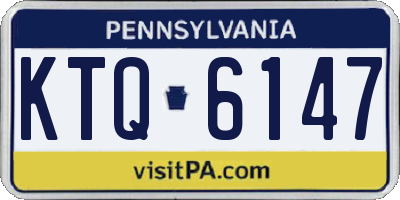 PA license plate KTQ6147