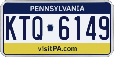 PA license plate KTQ6149