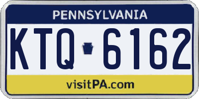 PA license plate KTQ6162