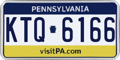PA license plate KTQ6166