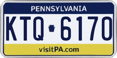 PA license plate KTQ6170
