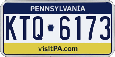 PA license plate KTQ6173