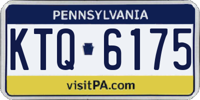PA license plate KTQ6175