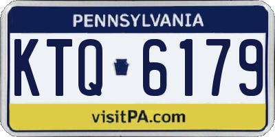 PA license plate KTQ6179