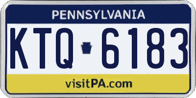 PA license plate KTQ6183