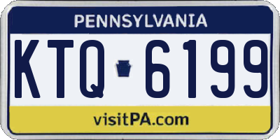PA license plate KTQ6199