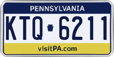 PA license plate KTQ6211