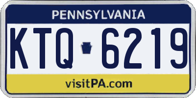 PA license plate KTQ6219