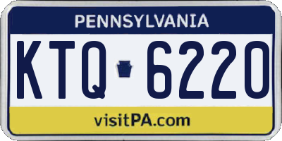 PA license plate KTQ6220