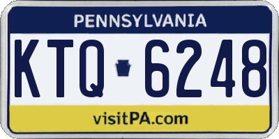 PA license plate KTQ6248