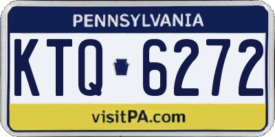 PA license plate KTQ6272