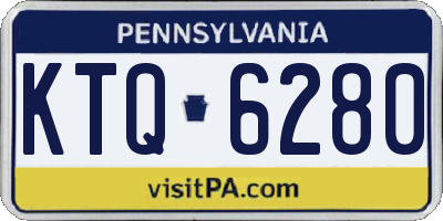 PA license plate KTQ6280