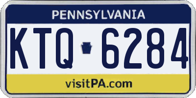 PA license plate KTQ6284
