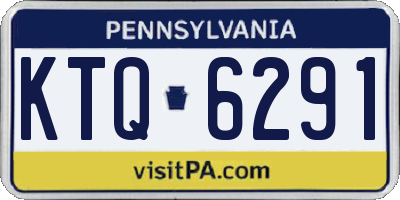 PA license plate KTQ6291