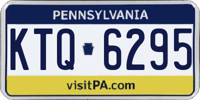 PA license plate KTQ6295