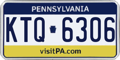 PA license plate KTQ6306