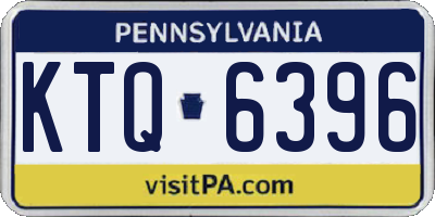 PA license plate KTQ6396