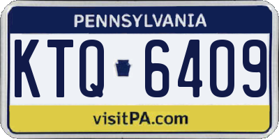 PA license plate KTQ6409