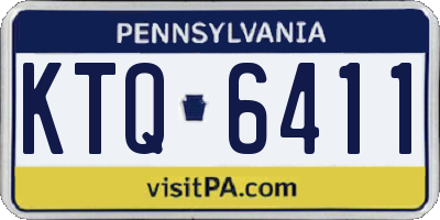 PA license plate KTQ6411