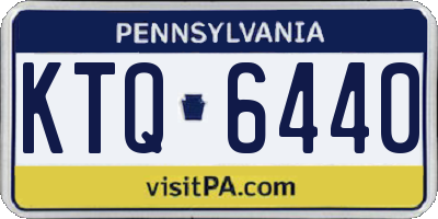 PA license plate KTQ6440